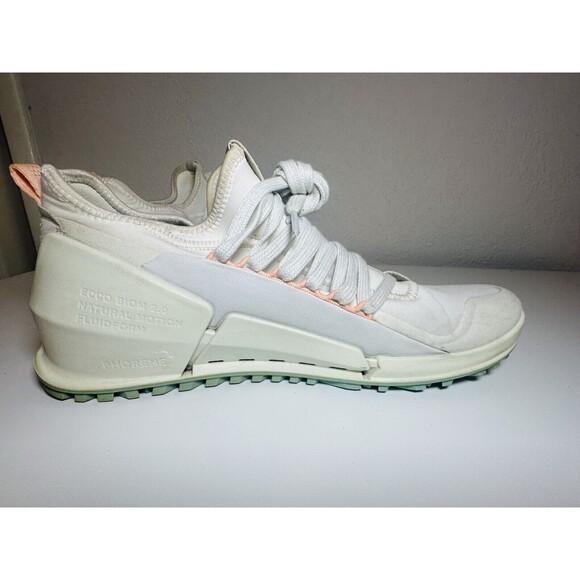 ECCO Biom 2.0 Low Textile Cross Trainer White Sneaker Shoes Women's US 10-10.5 - Picture 12 of 16